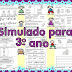 SIMULADO DO CICLO DE ALFABETIZAÇÃO - 3º ANO- TEMAS: carnaval e volta às aulas