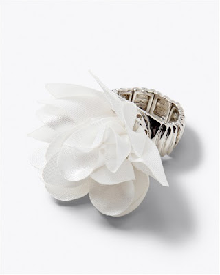 Romantic Fabric Flower Ring