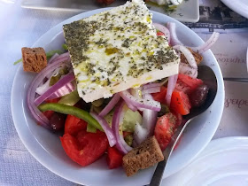 Greek Salad in Santorini