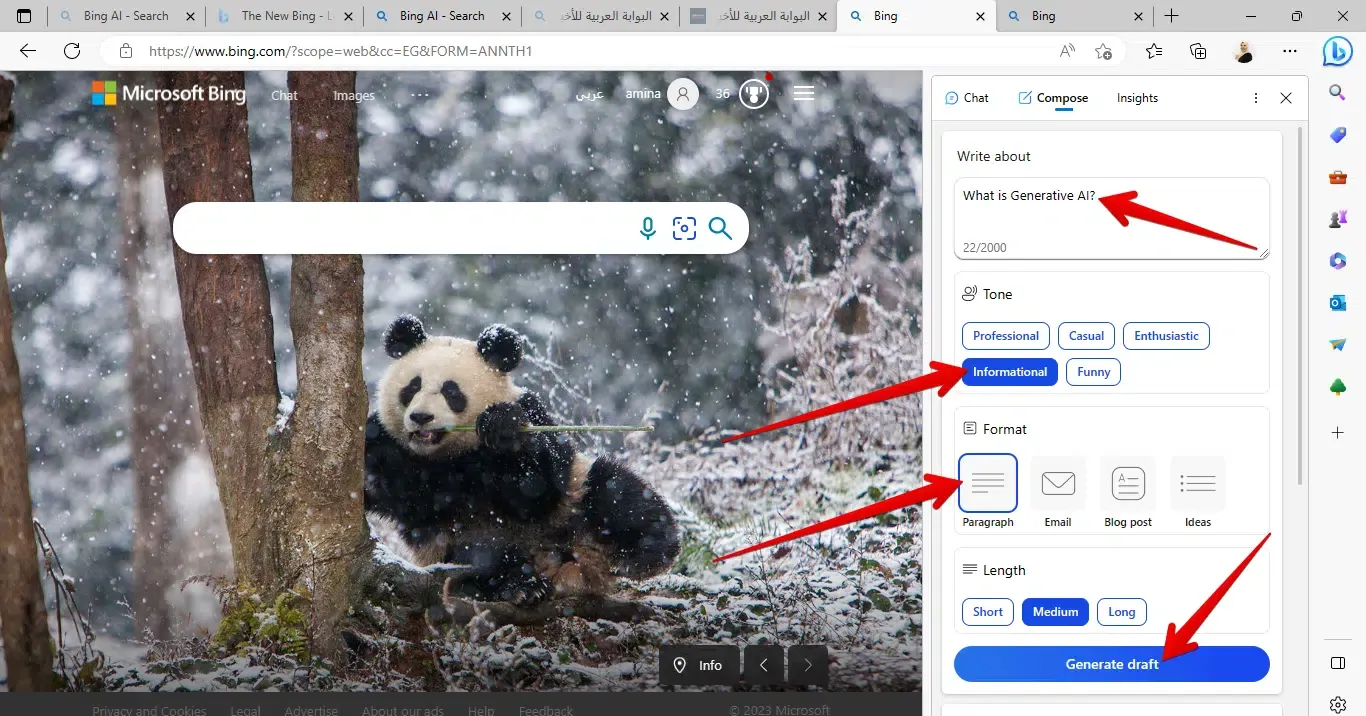 كيفية استخدام روبوت الدردشة في Bing الجديد Compose.2.png