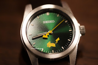 SEIKO セイコー ポケモン ピカチュウ 腕時計 緑 文字盤