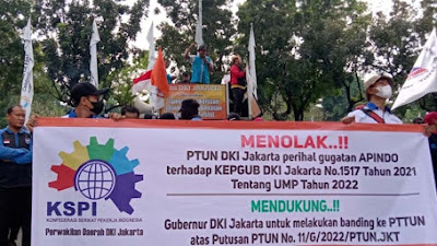 Demo UMP DKI, Buruh Minta Anies Baswedan Melawan di PTUN