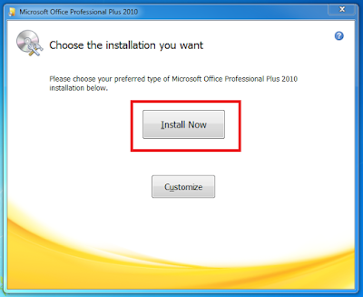Cara Install Microsoft Office 2010 Professional Full Version