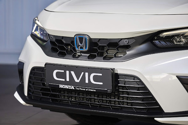 Novo Honda Civic 2023 Híbrido e:HEV tem mais detalhes revelados