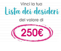Concorso Pink Or Blue "Vinci la tua Wishlist" : crea e vinci GRATIS la tua lista preferiti da 250€