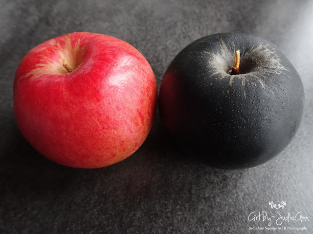 Black Apple ArtByJudieAnn