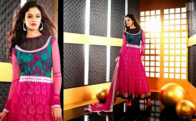 Pink Multishade Long Frock Shirt.