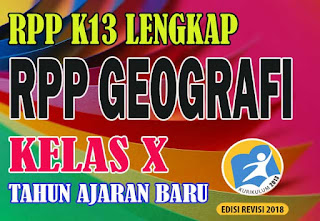 RPP Geografi Kelas 10 Tahun Ajaran Baru