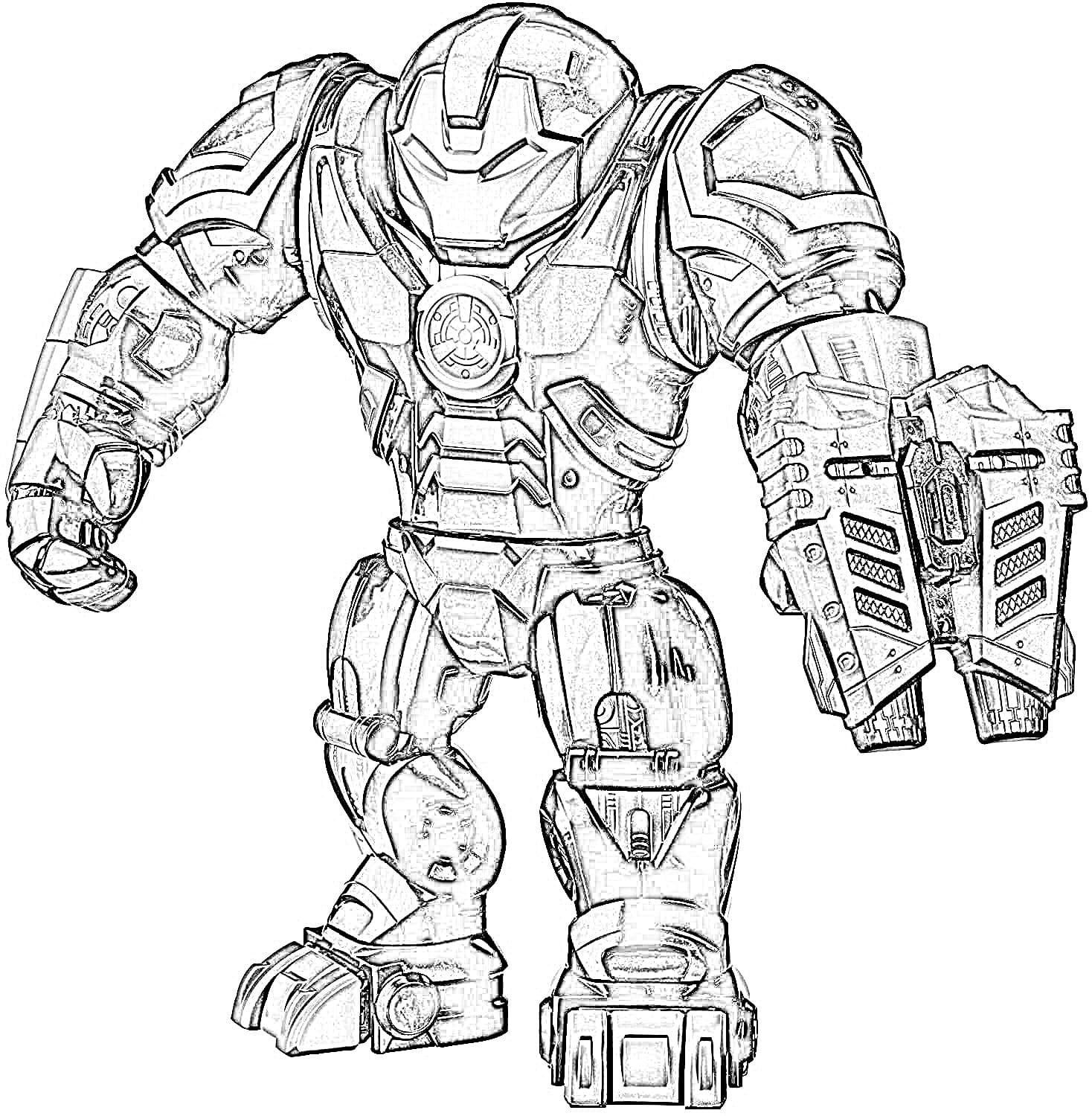 Free Iron Man Coloring Pages