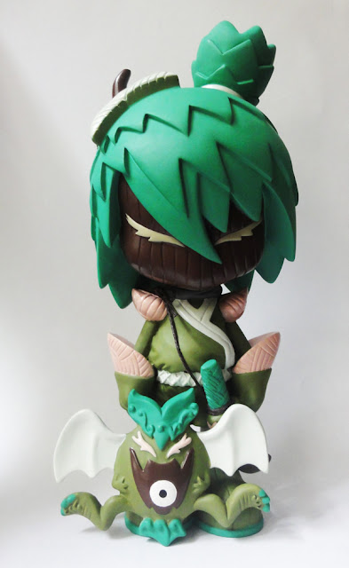 Ni Ni Bot Moss Ambush Resin Figure by Erick Scarecrow