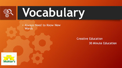 Most Important Vocabulary #30minuteeducation
