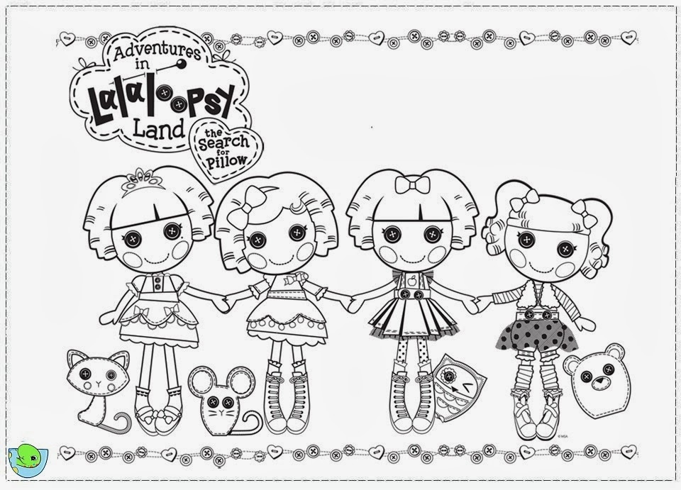 lalaloopsy coloring pages - Lalaloopsy Coloring Pages and Book UniqueColoringPages