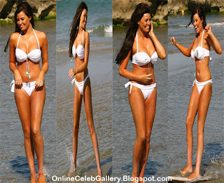 Jessica Wright bikini, Jessica Wright white bikini