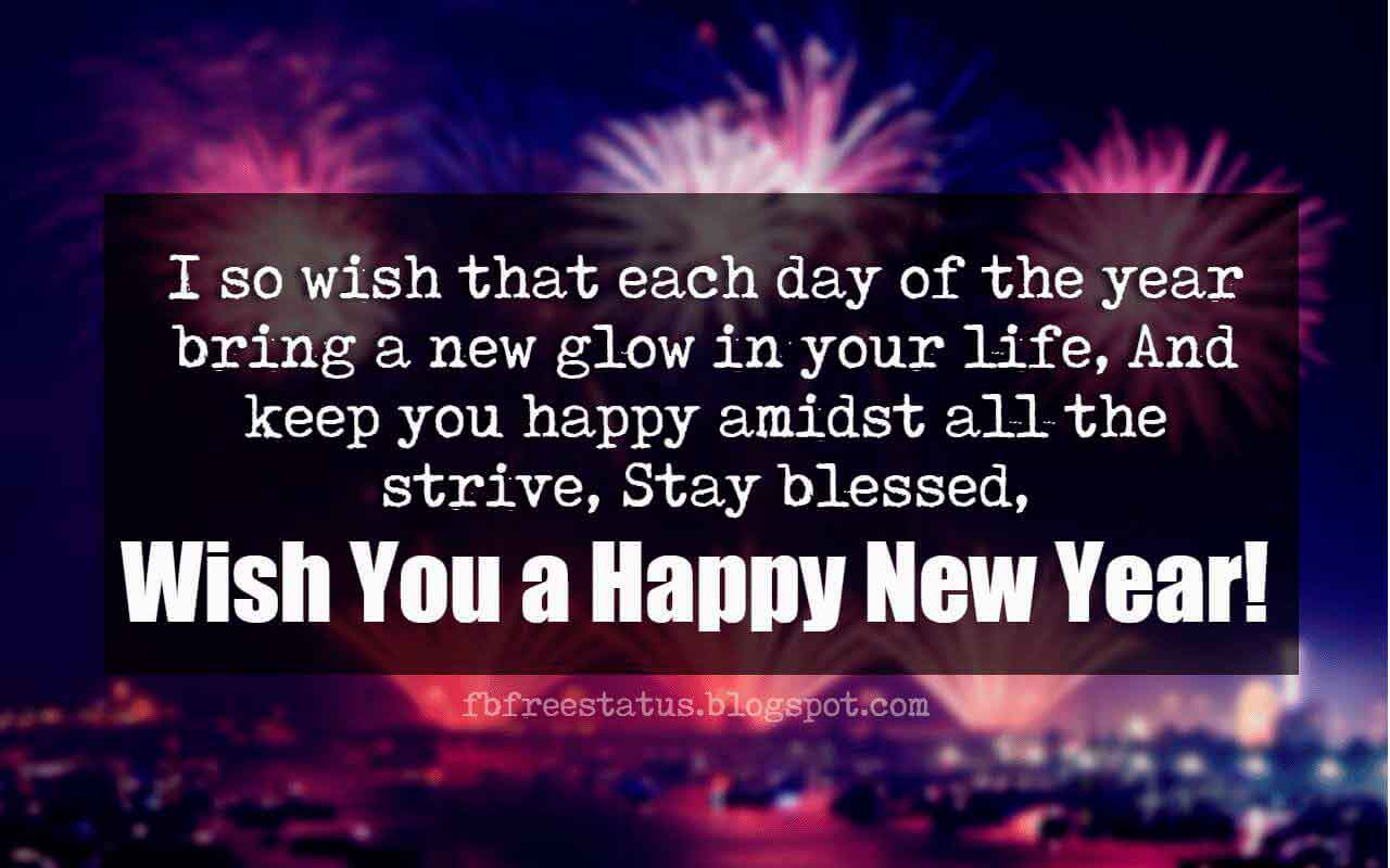 Happy New Year Wishes Quotes, Greeting, Messages & Images
