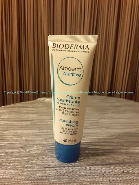 ATODERM NUTRITIVE by BIODERMA REVIEW AND PHOTOS NATALIE BEAUTE