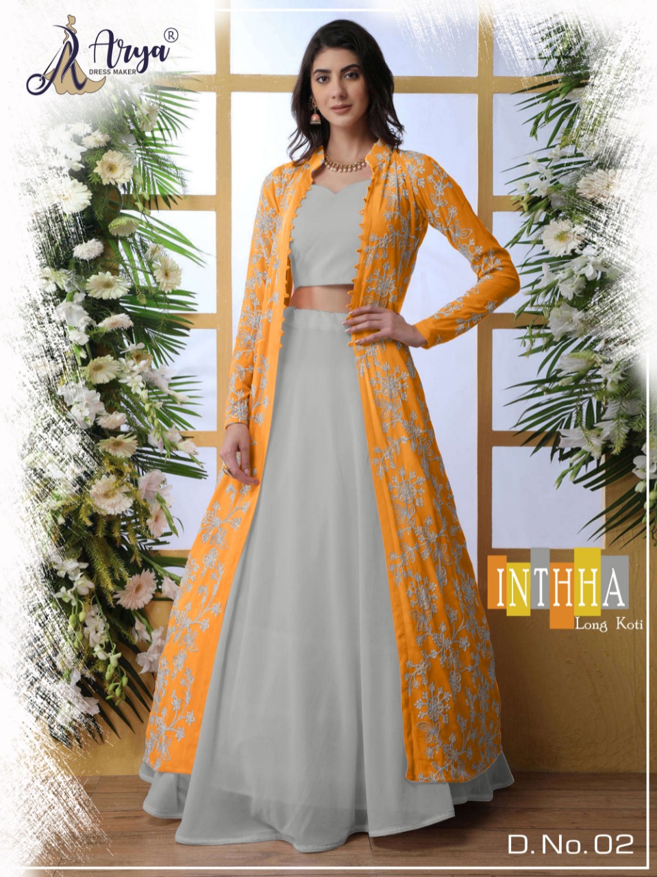Aryadress Inthha Branded Crop Top Skirt Jacket Catalog Lowes