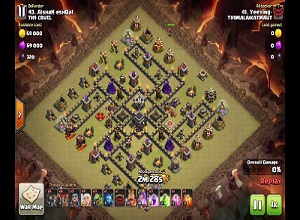 COC TH9 Strategy for Trophies and Loot