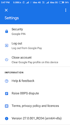 Google pay profile features
