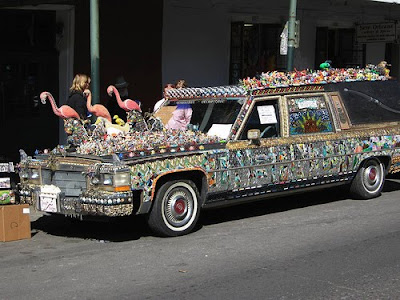  Flamingo Hearse Art Car