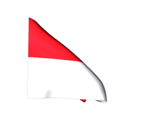  Gambar  Bendera Merah Putih dengan Animasi Bergerak 