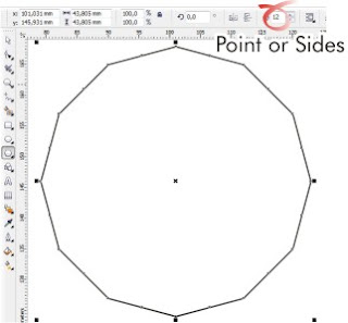 Berkreasi dengan Polygon Tool, www.tutoriallengkapcoreldraw.blogspot.com