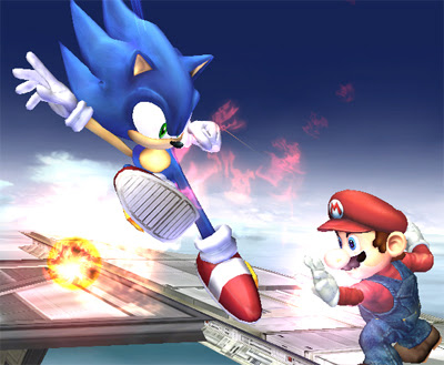 Sonic vs. Mario.