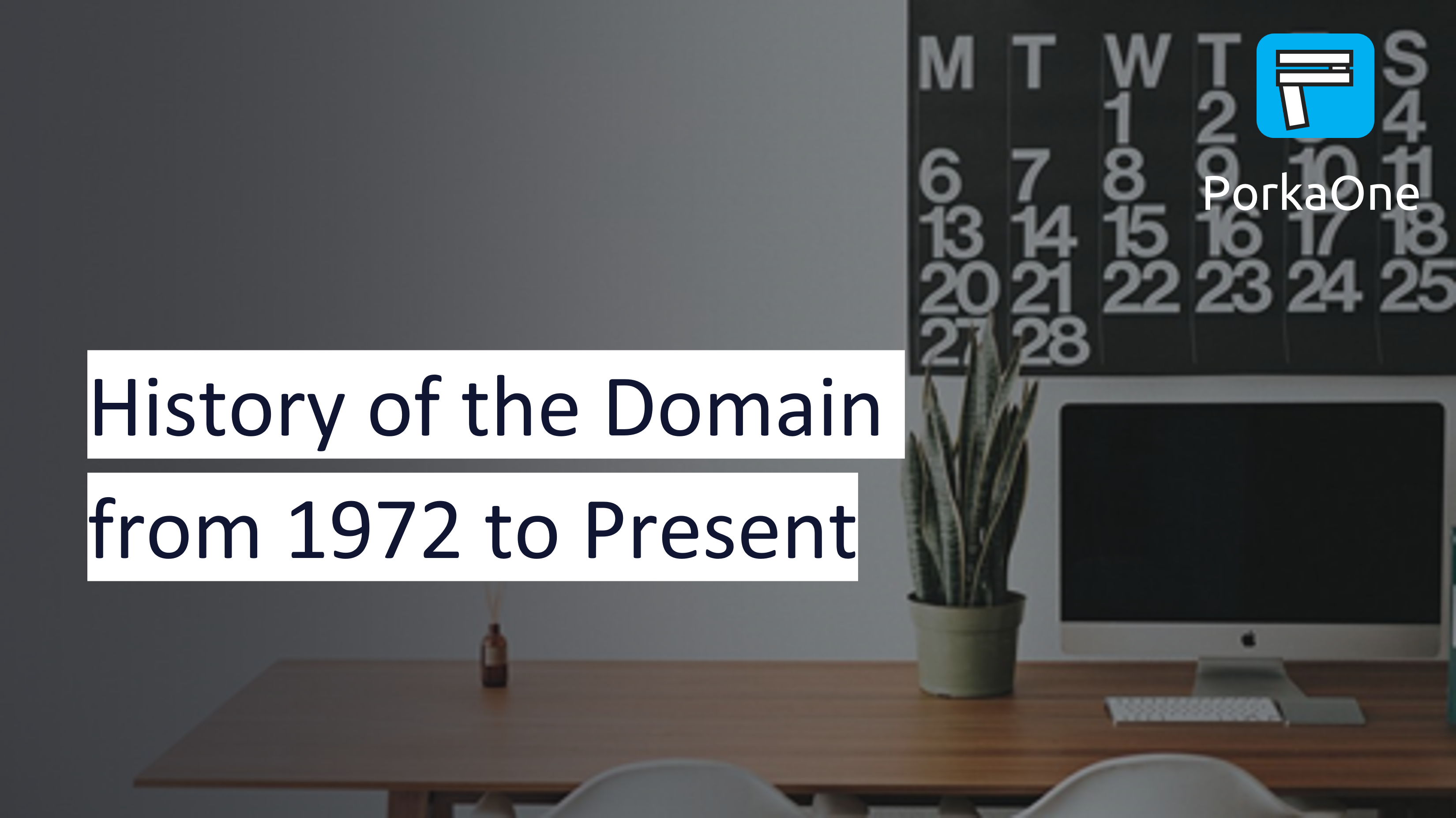 History of the Domain from 1972 to Present