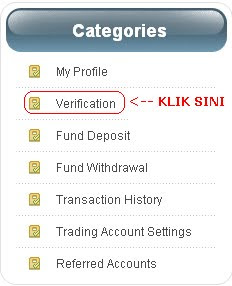 Panduan Verify Akaun Forex