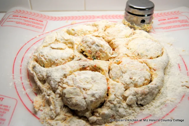 Garden Vegetable Biscuits at Miz Helen's Country Cottage