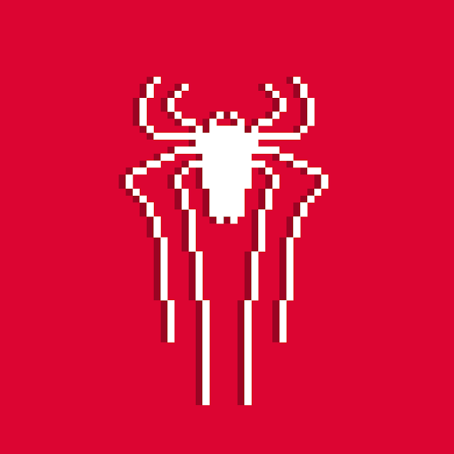 Spiderman Tobey Maguire Logo Pixel