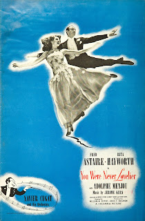 YOU'LL NEVER GET RICH. Guía publicitaria: 23,5 x 31 cms. Estados Unidos. DESDE AQUEL BESO. You’ll Never Get Rich. 1941. Estados Unidos. Dirección: Sidney Lanfield. Reparto: Fred Astaire, Rita Hayworth, John Hubbard, Robert Benchley, Osa Massen, Frieda Inescort, Guinn Williams, Donald MacBride, Cliff Nazarro.