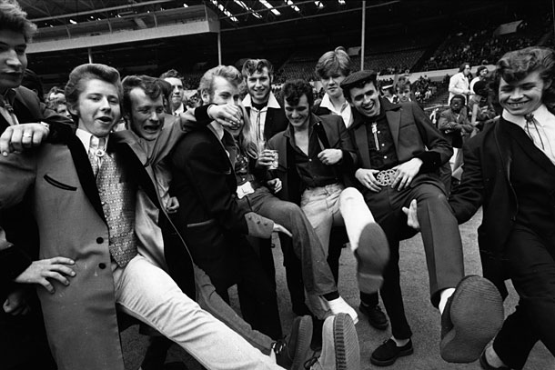 estilo Teddy Boys - Wembley,1972