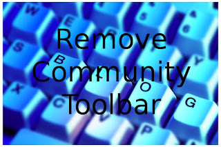 entfernen Community Toolbar