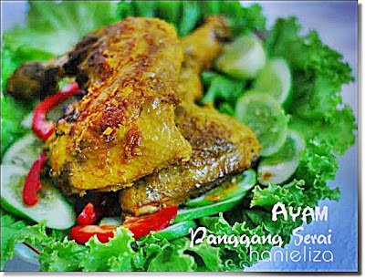 Hanieliza's Cooking: Ayam Panggang Serai