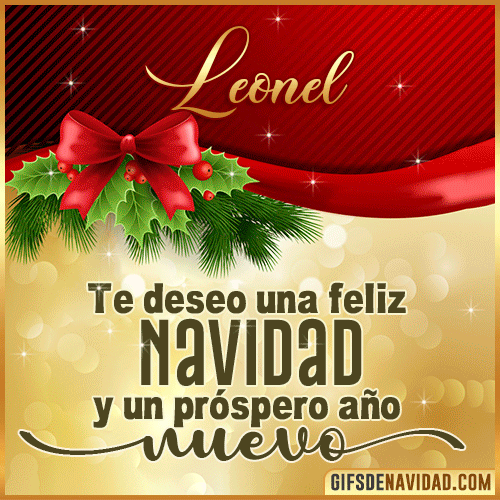Feliz Navidad Leonel Feliz Navidad Leonel