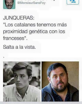   Junqueras, los catalanes tenemos más proximidad genética con los franceses, salta a la vista