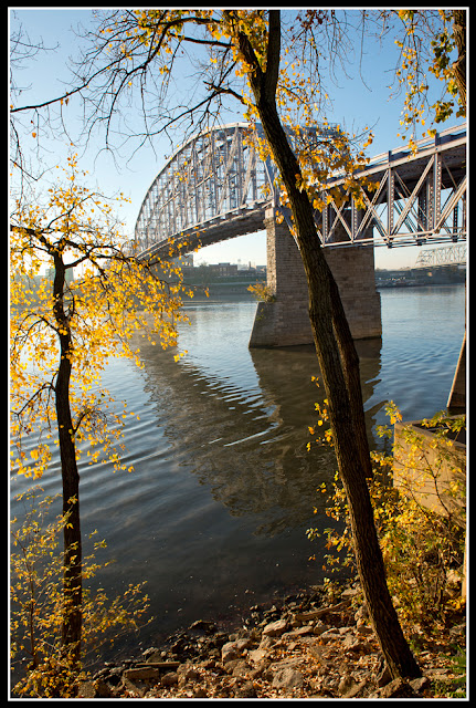 Cincinnati; Sawyer Point; Purple People Bridge; Ohio River; Bridge