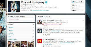 Happy Independence Day Indonesia - Radja Nainggolan Retweeted by Vincent Kompany