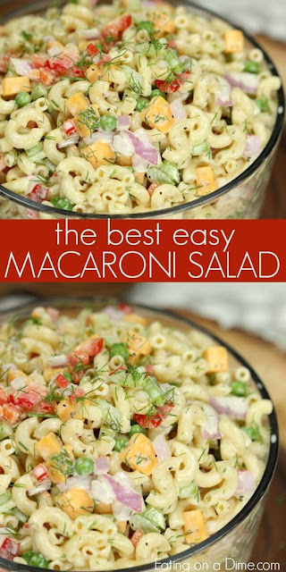 Easy Macaroni Salad Recipe Mayonnaise