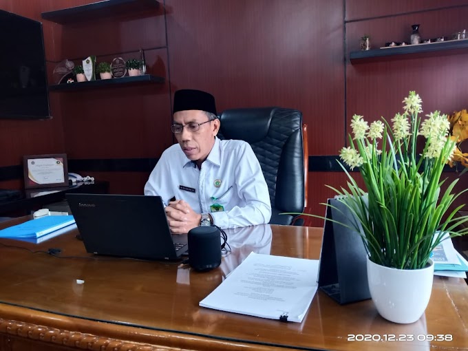 Sosialisasikan PTM, Ka.Kankemenag Himbau Madrasah Penuhi Prosedur