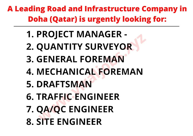 A-Leading-Road-and-Infrastructure-Company-in Doha-(Qatar)-is-urgently-looking-for