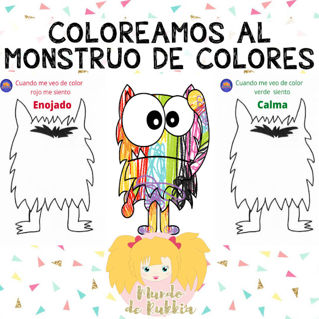 fichas-colorear-monstruo-colores