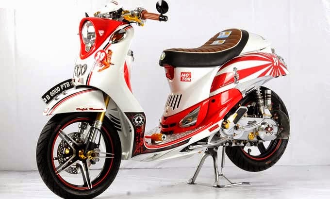  Modifikasi  Yamaha  Fino  Free Modifikasi  Motor