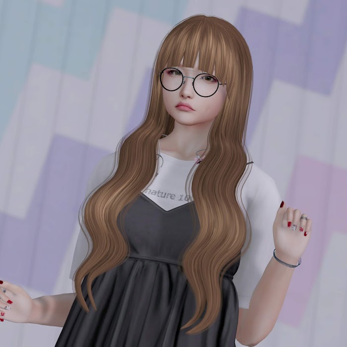 Ayashiの前髪ぱっつんロングヘア Eri C S Secondlife Freebie Memo