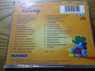 【ディズニーのCD】コンピレーション「The Very Best of Disney」ザ・ベリー・ベスト・オブ・ディズニー