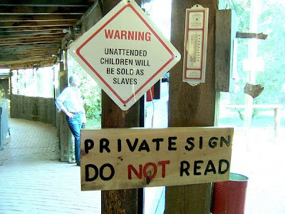 Funny and Bizarre Warning Signs Seen On www.coolpicturegallery.us