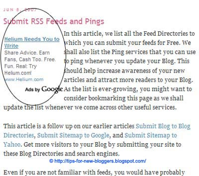 AdSense Code in Blogger Post Body