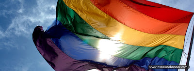 Rainbow Flag Facebook TImeline Cover