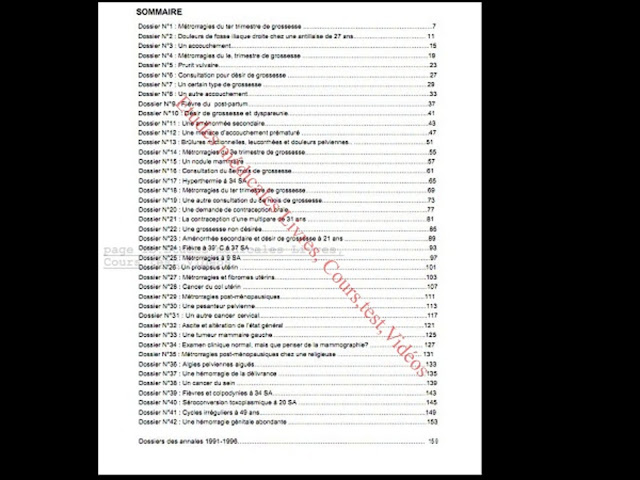 cas cliniques corrigés gynécologie pdf