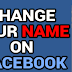 How to Change Name Of Facebook